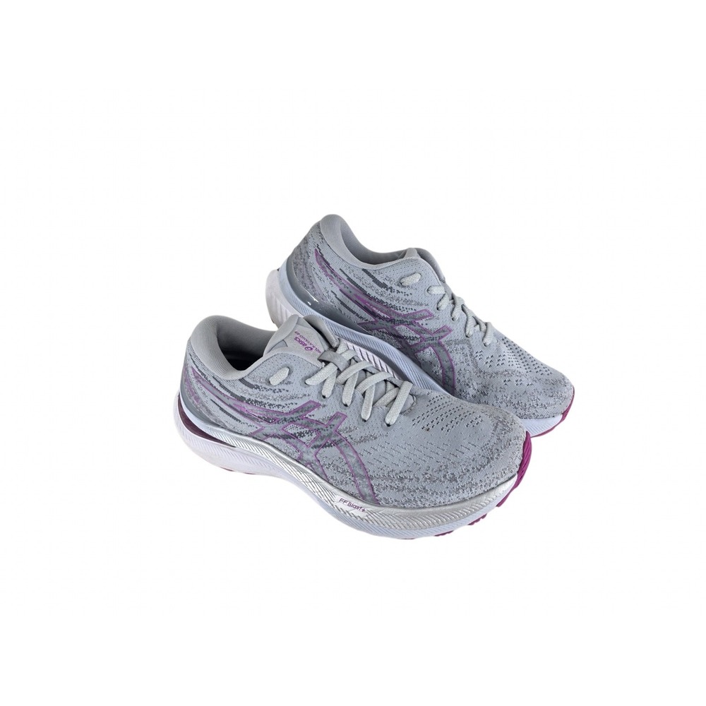 ASICS GEL-Kayano 29 Grey Purple Womens 8.5 Running Shoes Gym Lite Truss